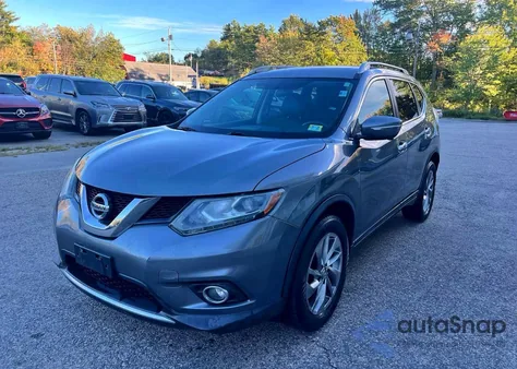 2015 Nissan Rogue S z USA, uszkodzony, nr VIN 5N1AT2MV3FC905316